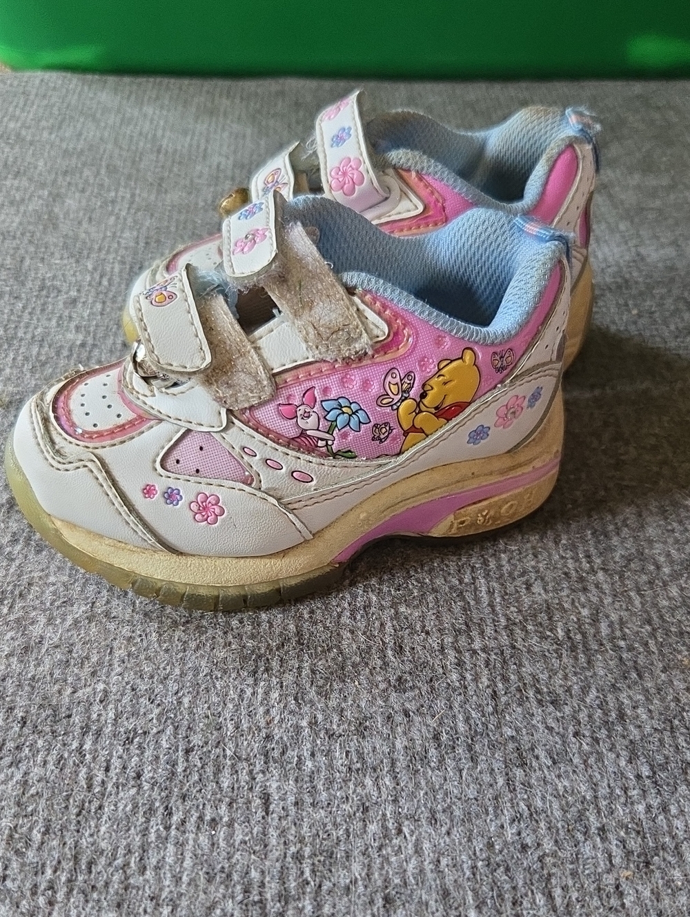 Vintage Winnie The Pooh  Sneakers with Velcro